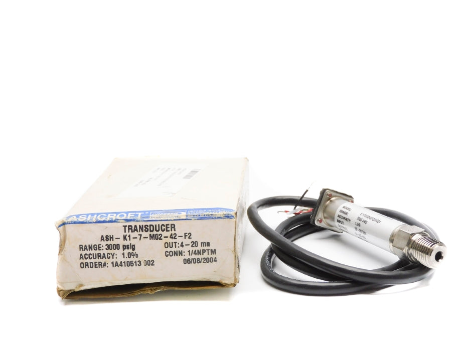 ASHCROFT ASH-K1-7-M02-42-F2 3000PSIG NSMP