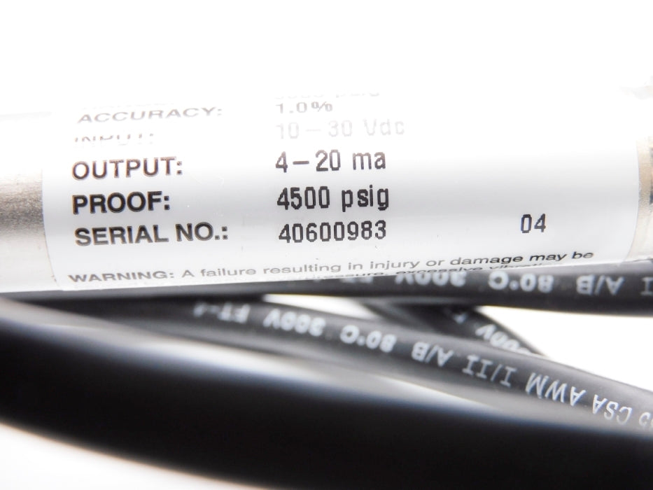 ASHCROFT ASH-K1-7-M02-42-F2 3000PSIG NSMP