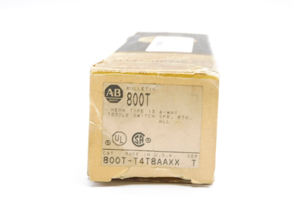 ALLEN BRADLEY 800T-T4T8AAXX SER. T (BK/YL) NSMP