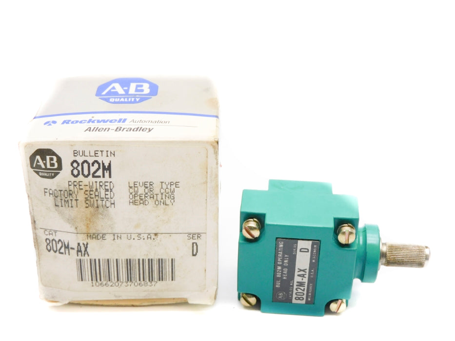 ALLEN BRADLEY 802M-AX SER. D (GY/BL) NSMP