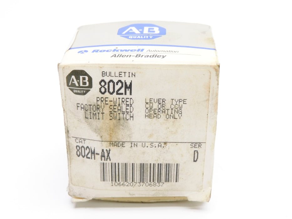ALLEN BRADLEY 802M-AX SER. D (GY/BL) NSMP