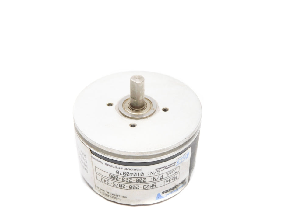 DATA TORQUE SM23-200-20/5-343 200-223-006 UNMP