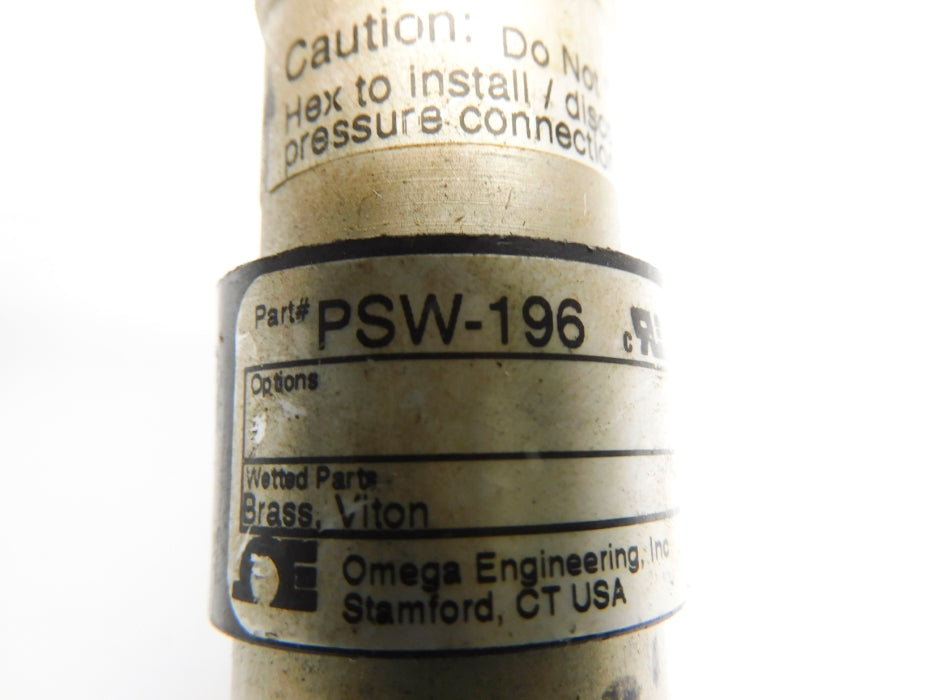 OMEGA PSW-196 30-600PSI UNMP