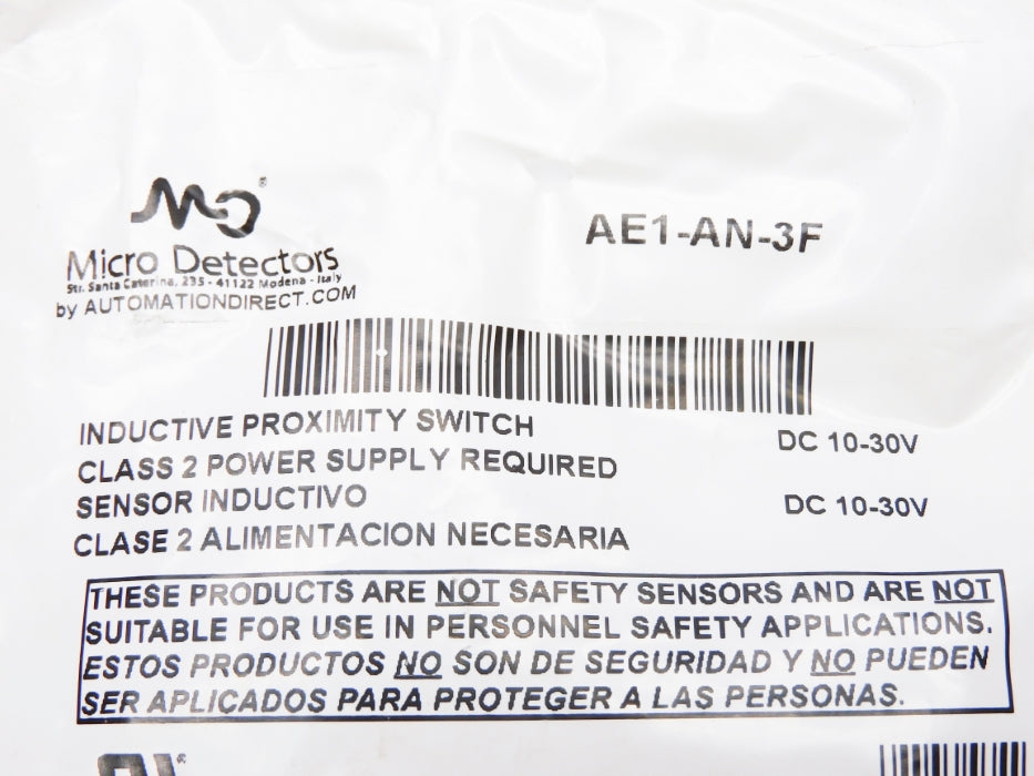 MICRO DETECTORS AE1-AN-3F NSMP