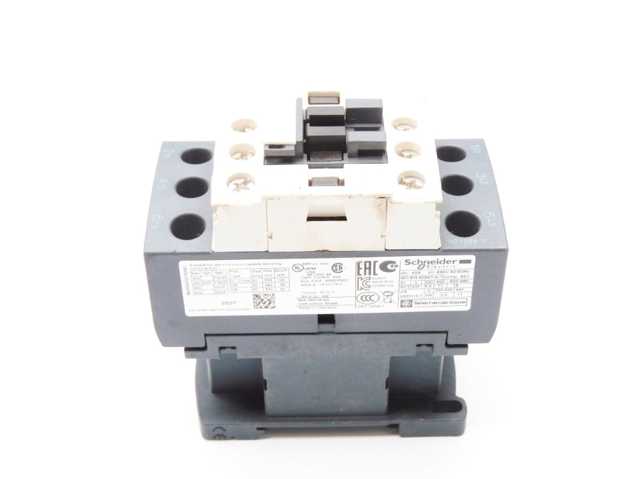 SCHNEIDER ELECTRIC LC1D25G7 120V (AS PICTURED) NSNP