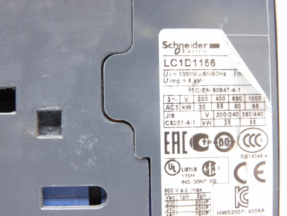 SCHNEIDER ELECTRIC LC1D1156B7 24V NSNP