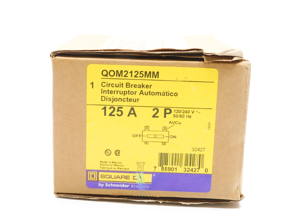 SQUARE D QOM2125MM 125A 120/240V NSFS