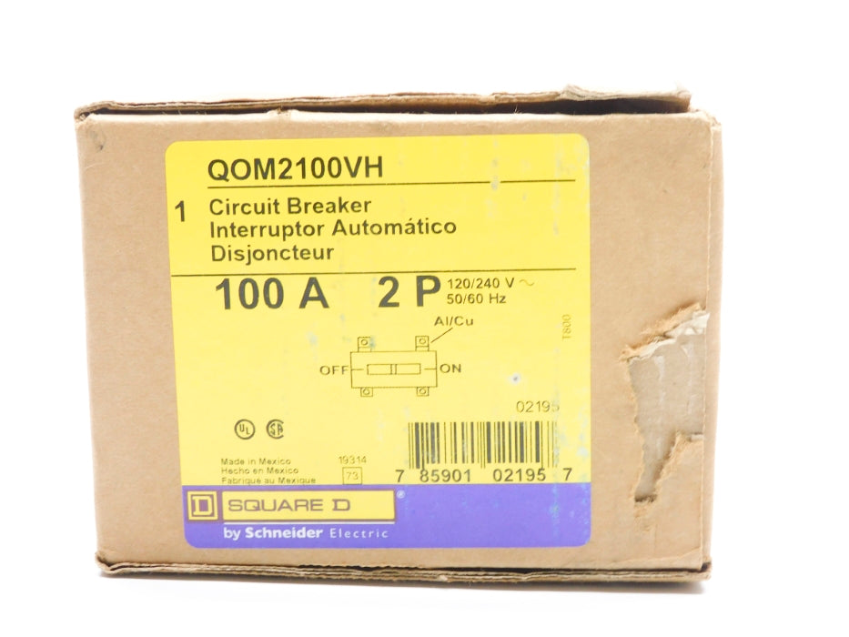 SQUARE D QOM2100VH 100A 120/240V NSFS