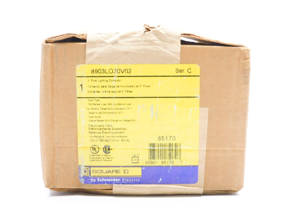 SQUARE D 8903LO30V02 SER. C 120/110V NSFS