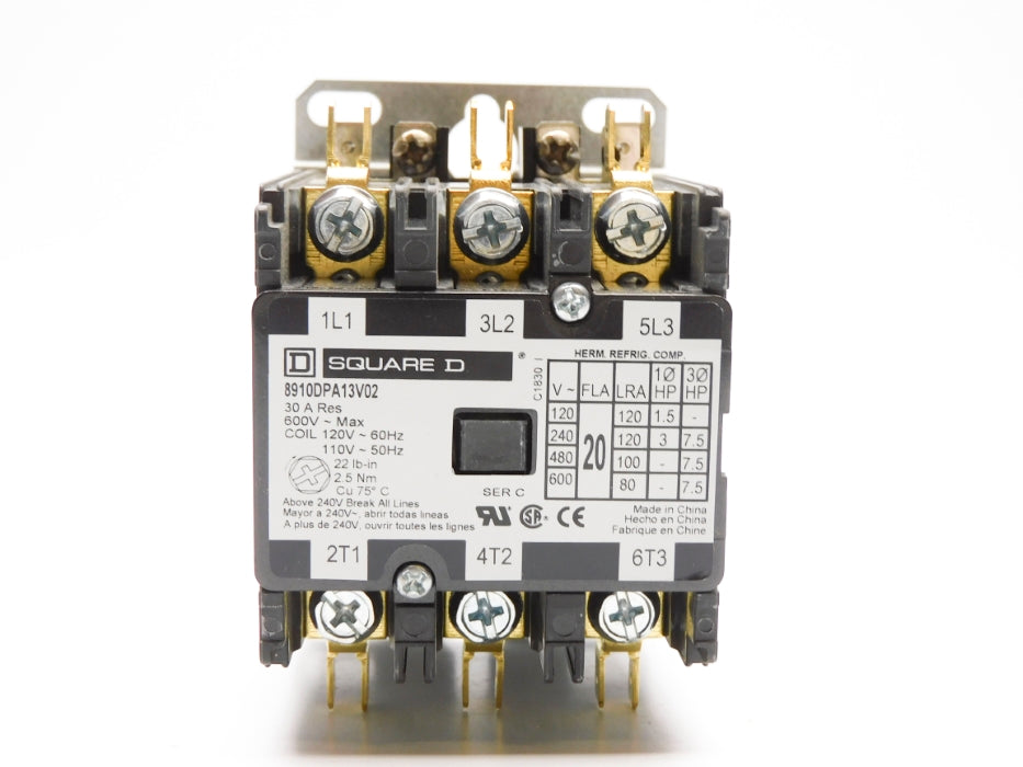 SQUARE D 8910DPA13V02 SER. C 120/110V NSMP