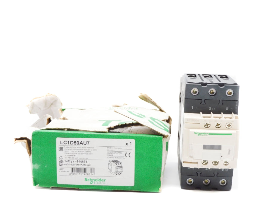 SCHNEIDER ELECTRIC LC1D50AU7 (AS PICTURED) NSMP