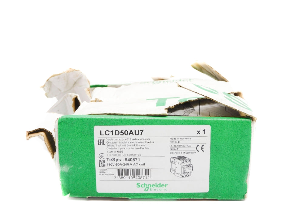 SCHNEIDER ELECTRIC LC1D50AU7 (AS PICTURED) NSMP