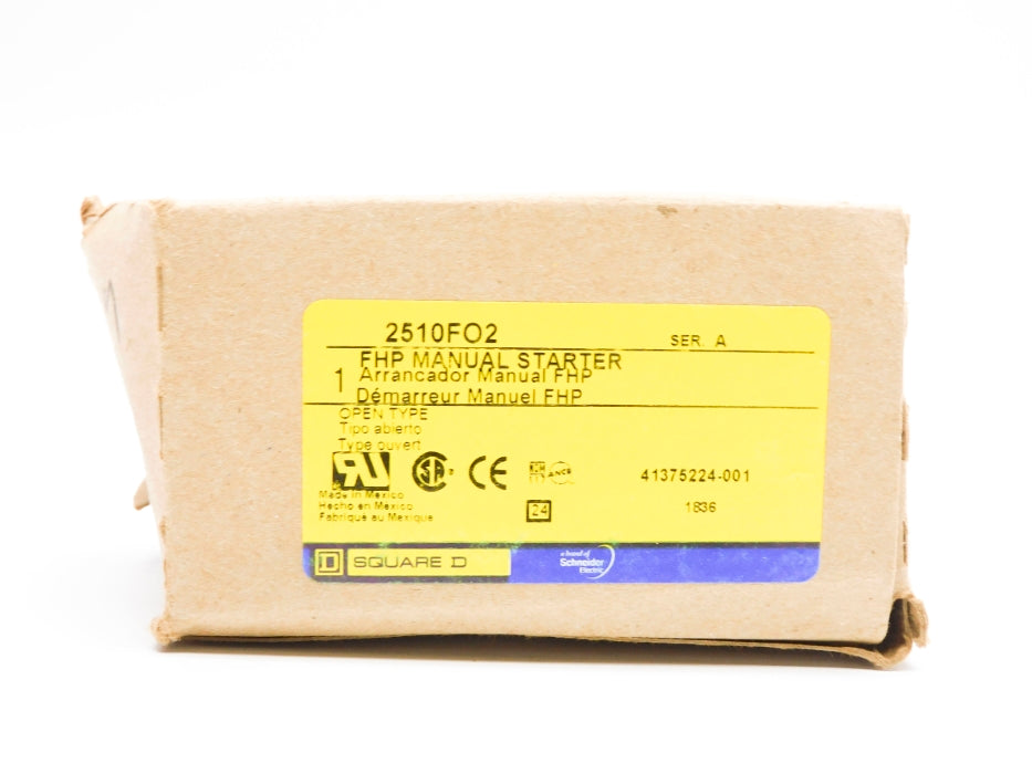 SQUARE D 2510FO2 SER. A (IVORY) NSMP