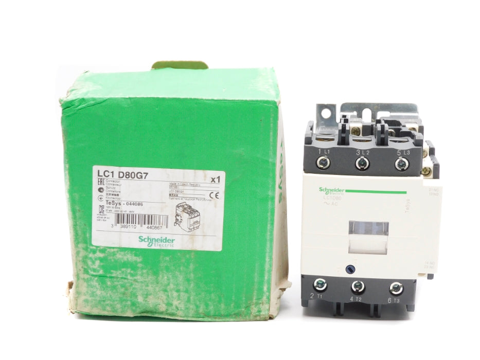 SCHNEIDER ELECTRIC LC1D80G7 120V (AS PICTURED) NSMP