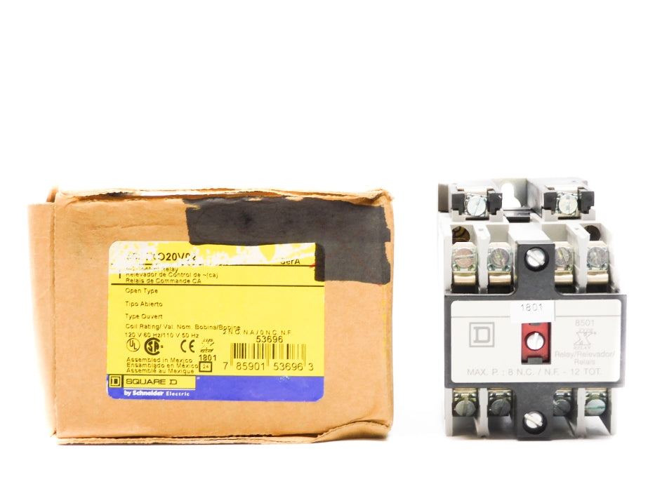 SQUARE D 8501XO20V02 SER. A 120/110V NSMP