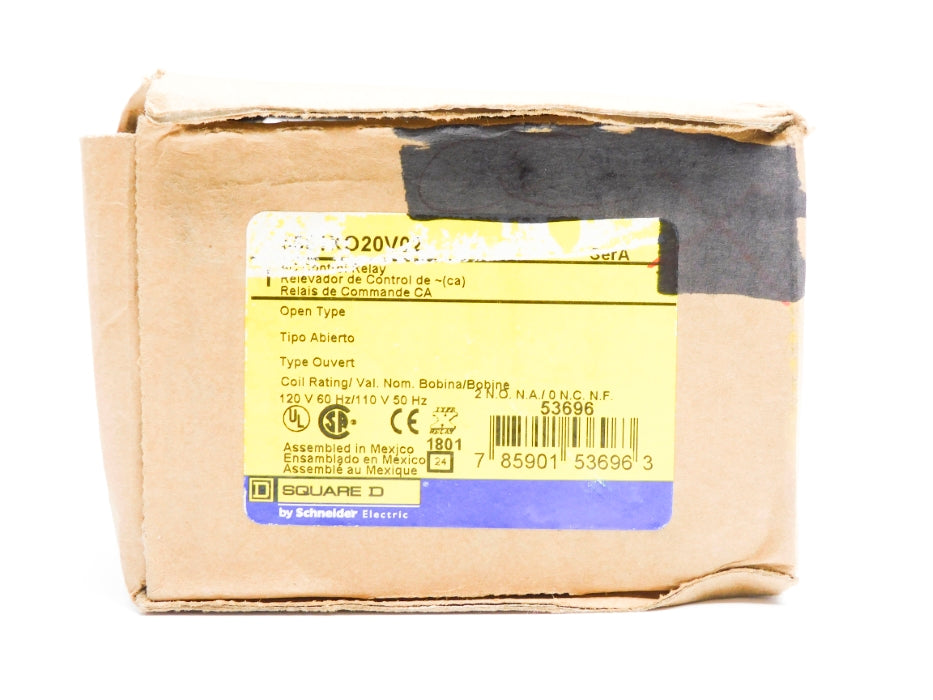 SQUARE D 8501XO20V02 SER. A 120/110V NSMP