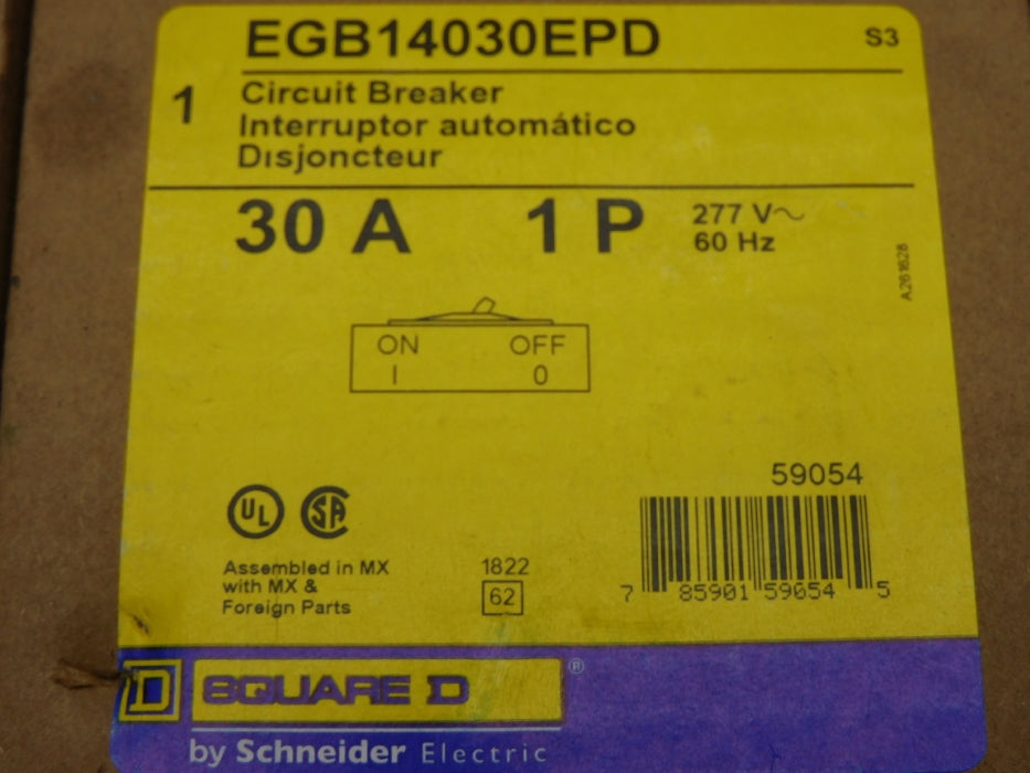 SQUARE D EGB14030EPD 30A 277V NSMP