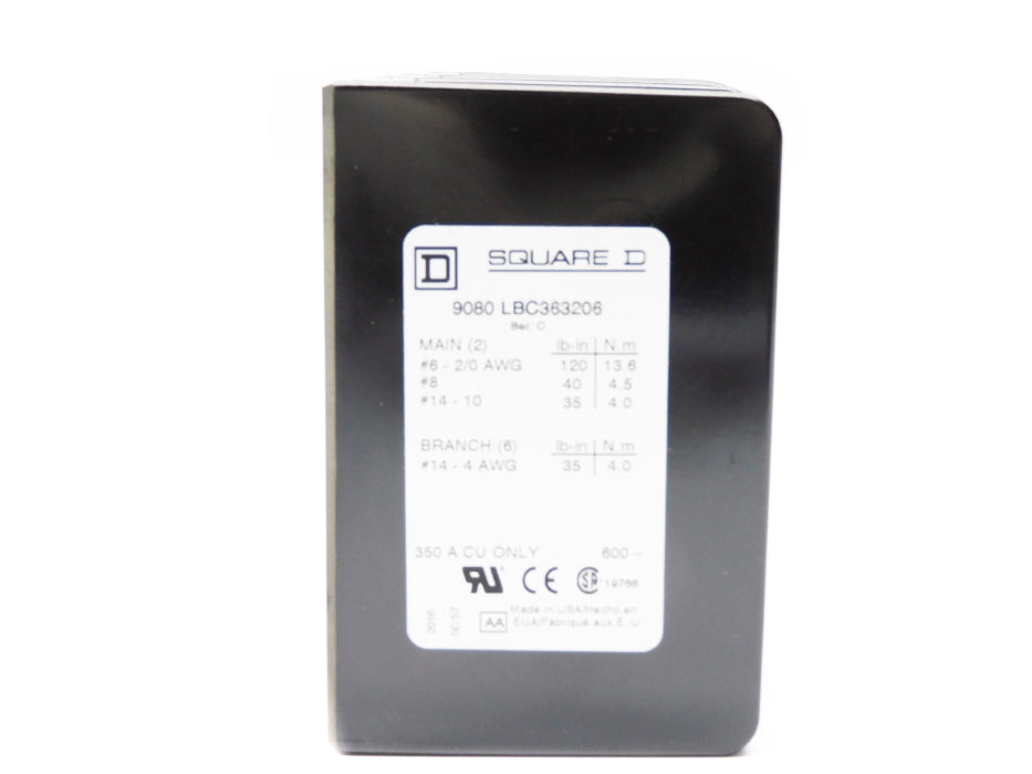 SQUARE D 9080LBC363206 SER. C NSMP