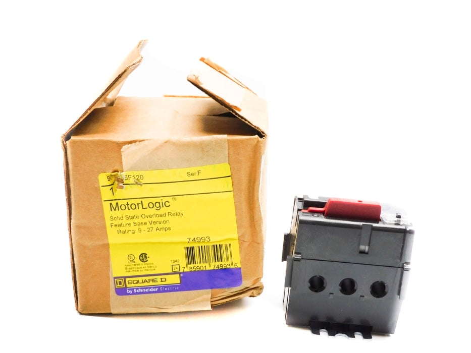 SQUARE D 9065SF120 SER. F 9-27A NSMP