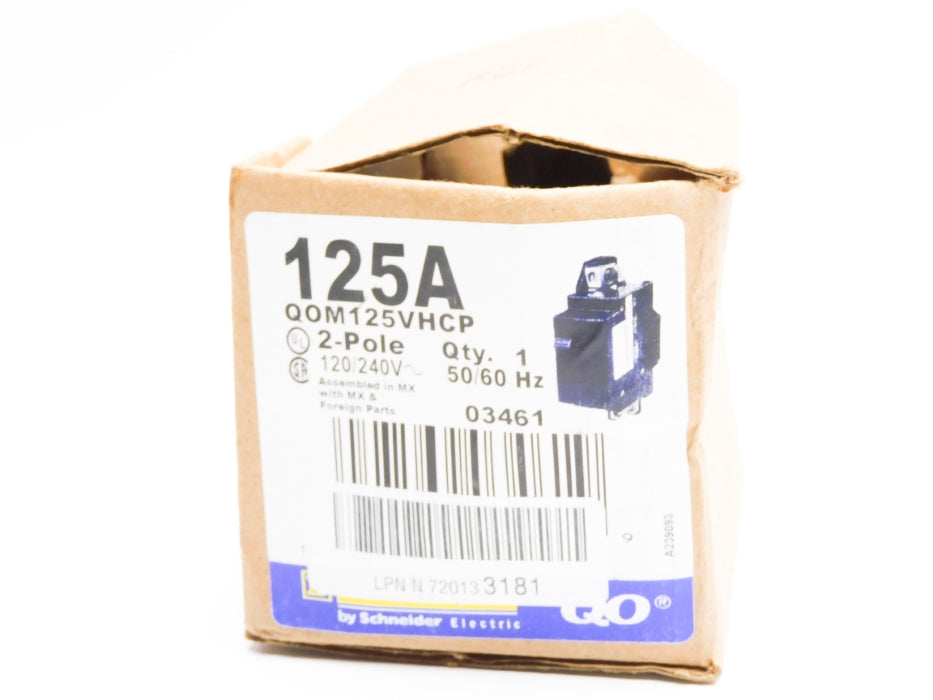 SQUARE D QOM125VHCP 125A 120/240V NSMP