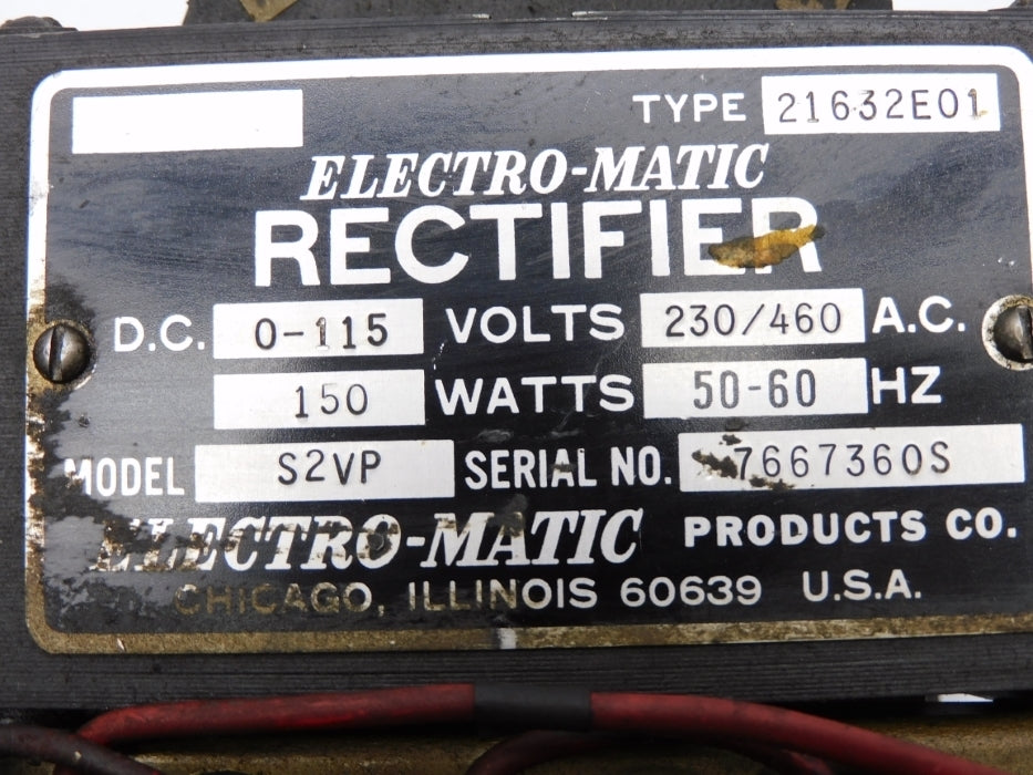 ELECTRO-MATIC S2VP UNMP