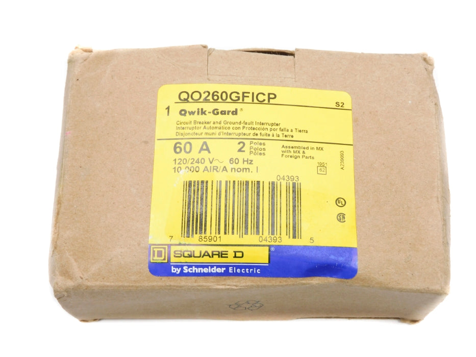 SQUARE D QO260GFICP 60A 120/240V NSMP