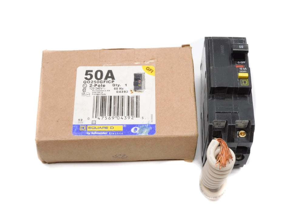 SQUARE D QO250GFICP 50A 120/240V NSMP