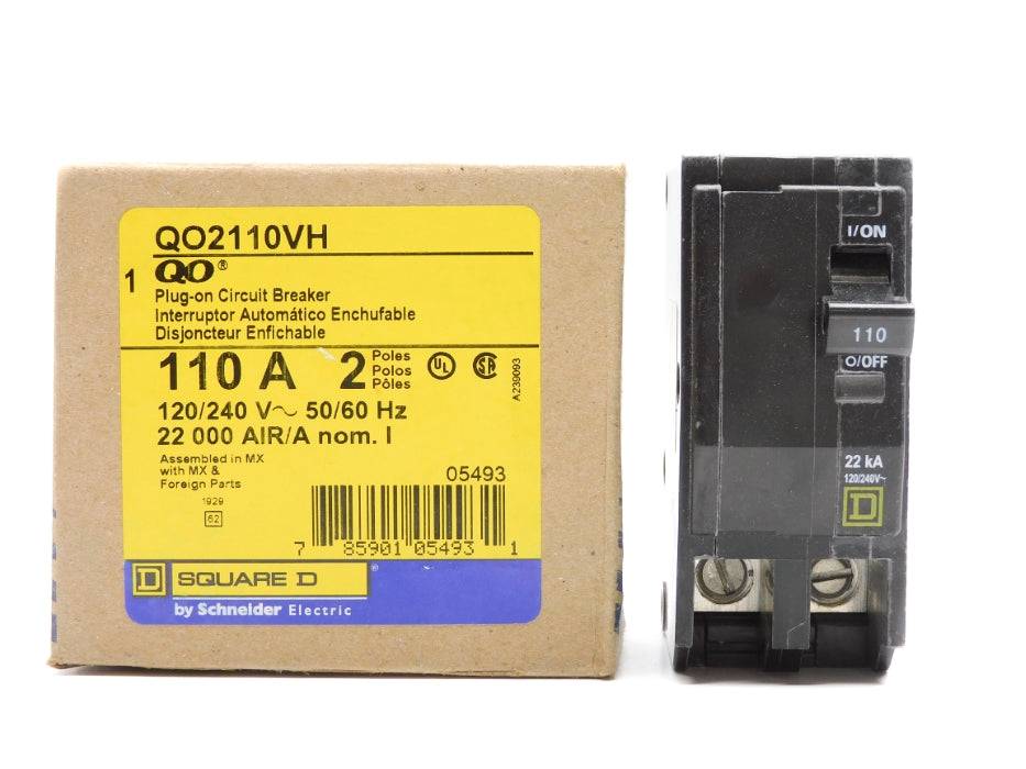 SQUARE D QO2110VH 120/240V 110A  NSMP