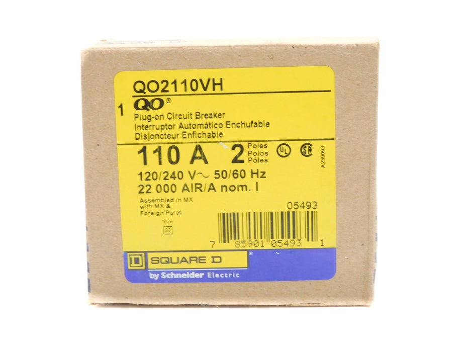 SQUARE D QO2110VH 120/240V 110A  NSMP