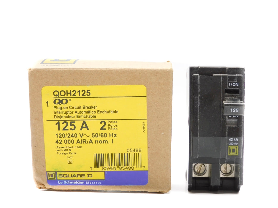 SQUARE D QOH2125 120/240V 125A NSMP