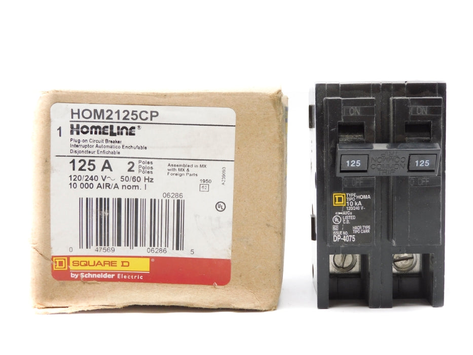 SQUARE D HOM2125CP 125A 120/240V NSMP