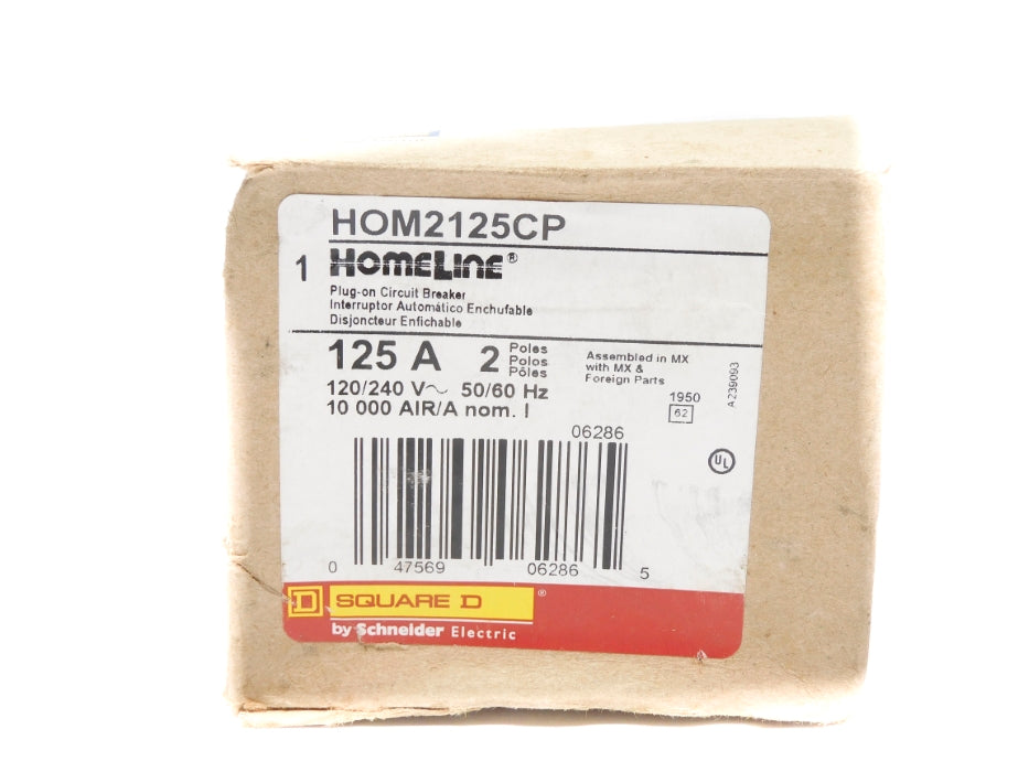 SQUARE D HOM2125CP 125A 120/240V NSMP