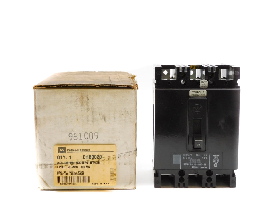 CUTLER HAMMER EHB3020 20A 480VAC NSMP