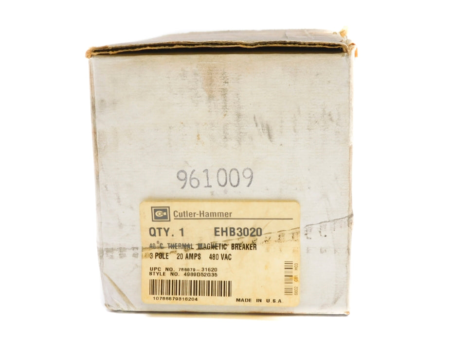 CUTLER HAMMER EHB3020 20A 480VAC NSMP