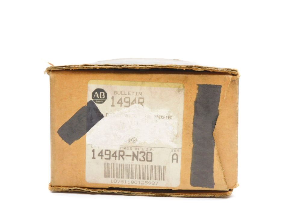 ALLEN BRADLEY 1494R-N30 SER. A (AS PICTURED) (BR/YL) NSMP