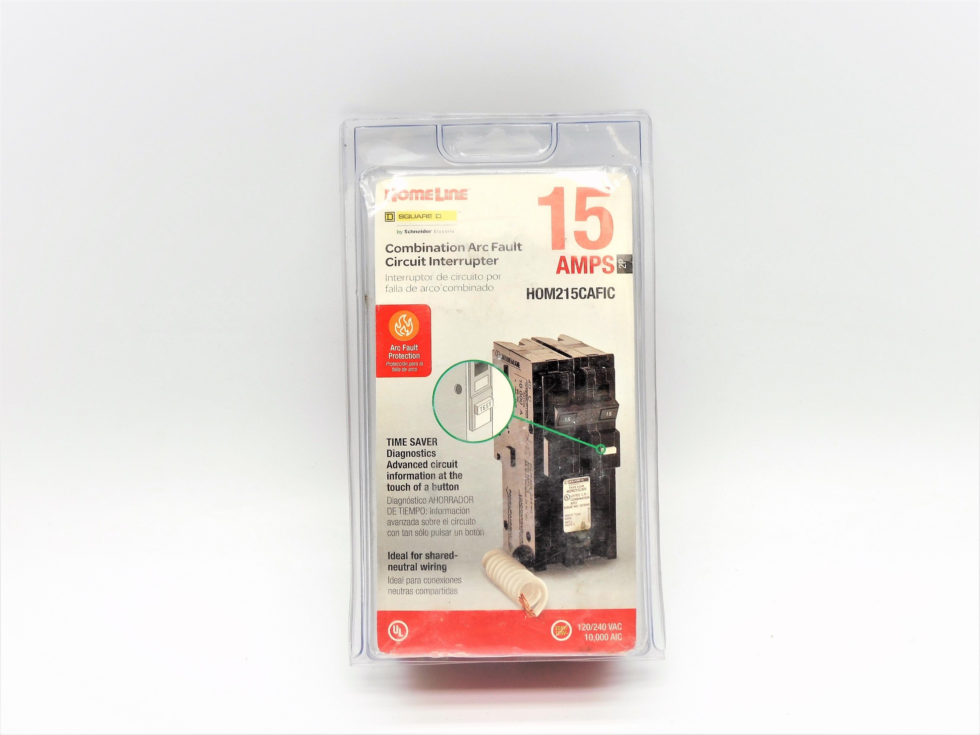 SQUARE D HOM215CAFIC 120/240VAC 15A NSMP