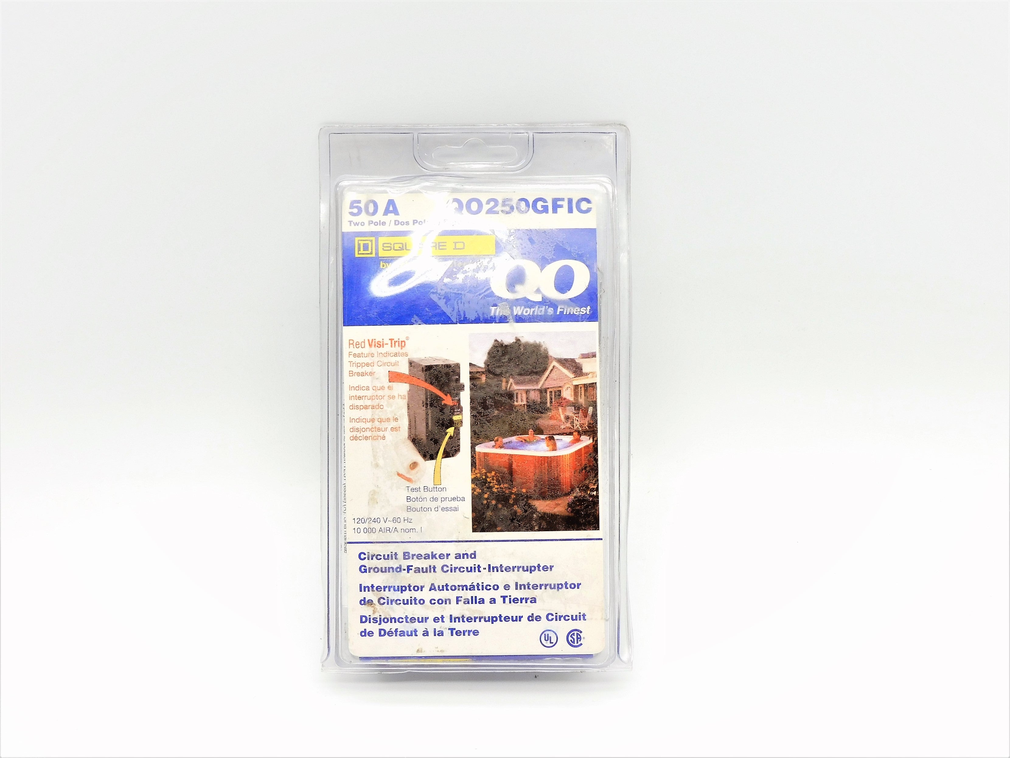 SQUARE D QO250GFIC 120/240V 50A NSMP