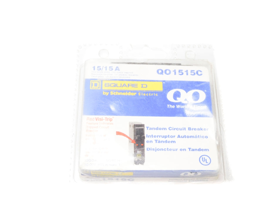 SQUARE D QO1515C 120/240V 15/15A NSMP