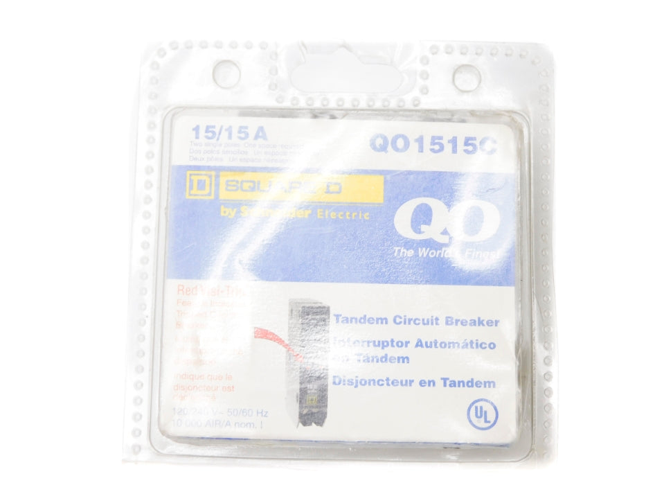 SQUARE D QO1515C 120/240V 15/15A NSMP