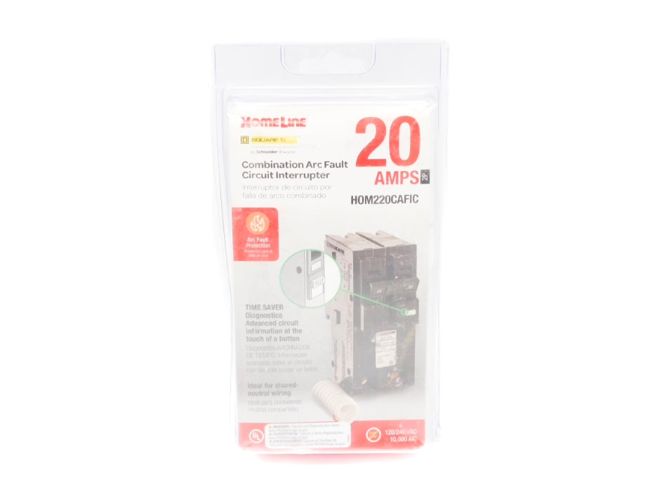 SQUARE D HOM220CAFIC 20A 120/240VAC NSMP