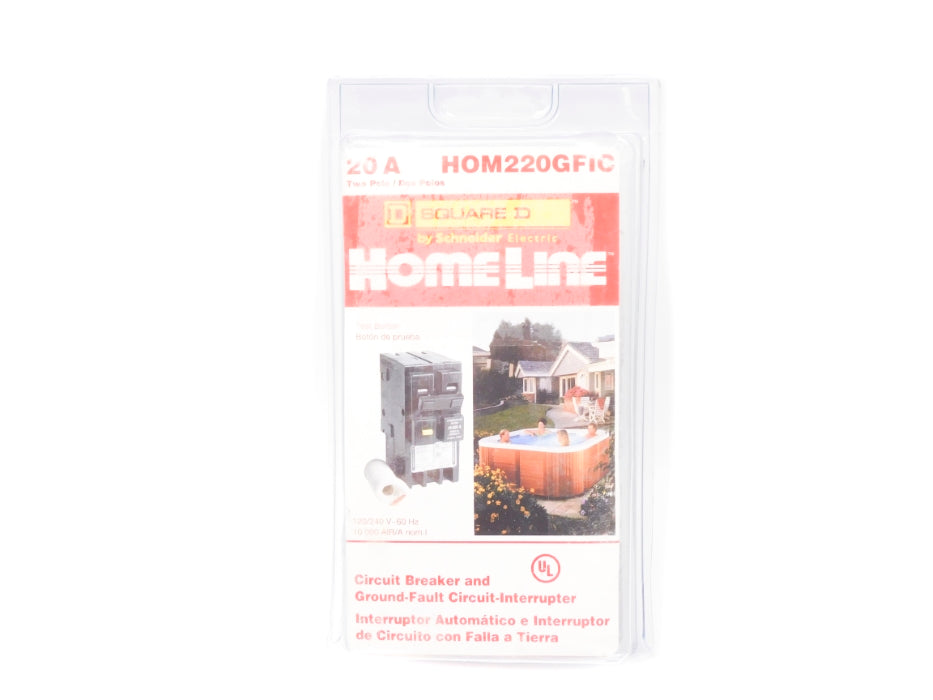 SQUARE D HOM220GFIC 20A 120/240V NSMP