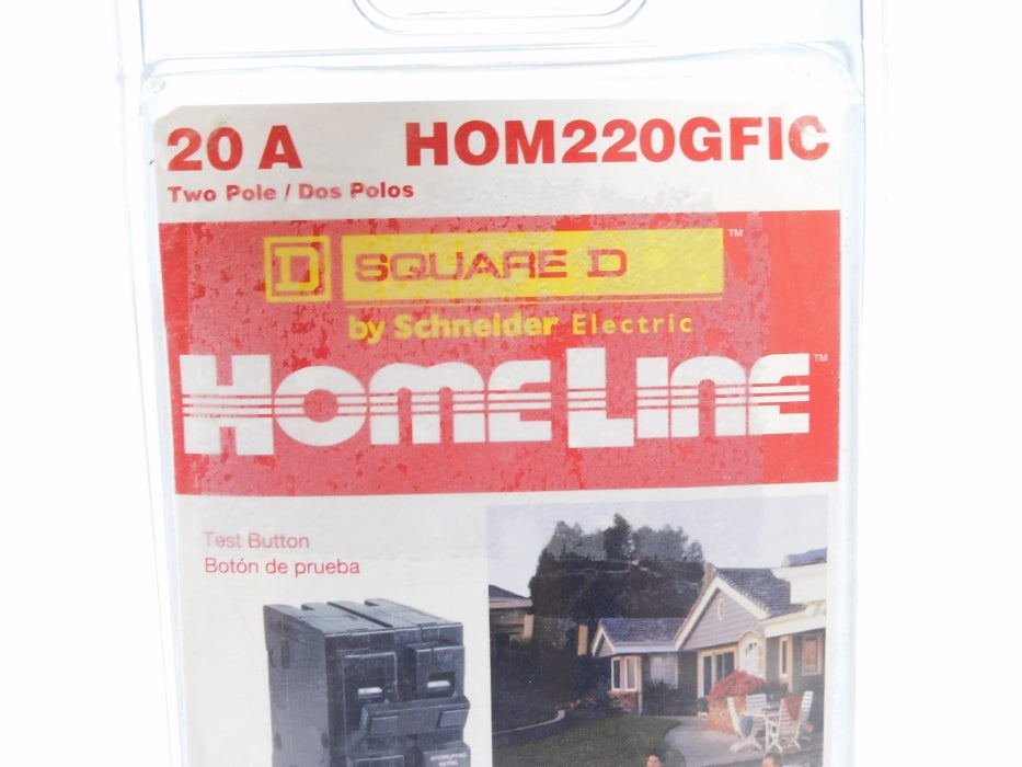 SQUARE D HOM220GFIC 20A 120/240V NSMP