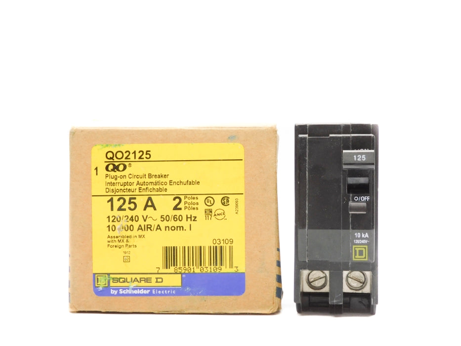 SQUARE D QO2125 125A 120/240V NSMP