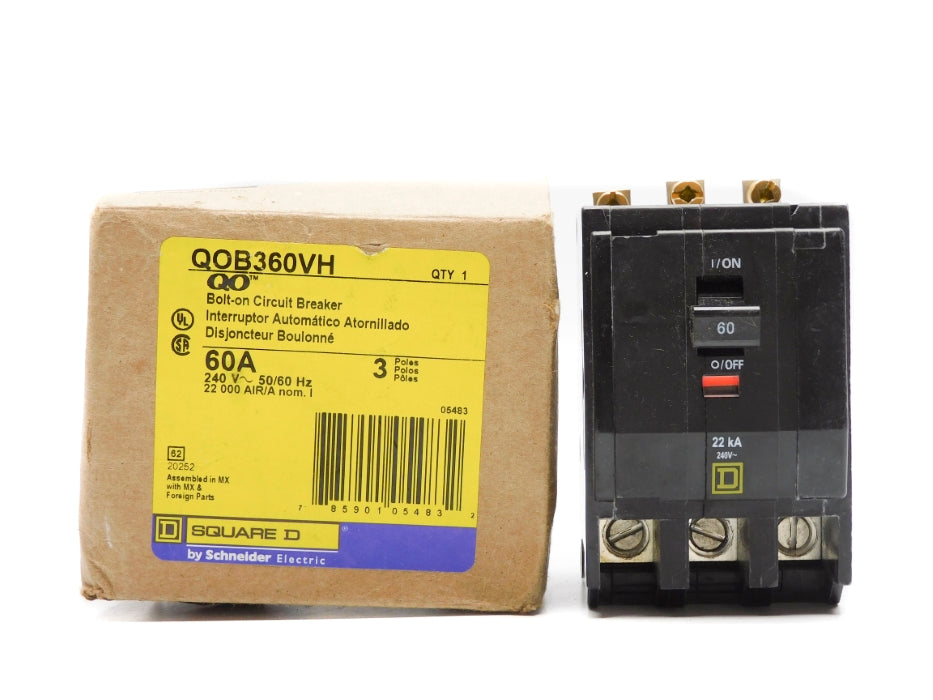SQUARE D QOB360VH 60A 240V NSMP