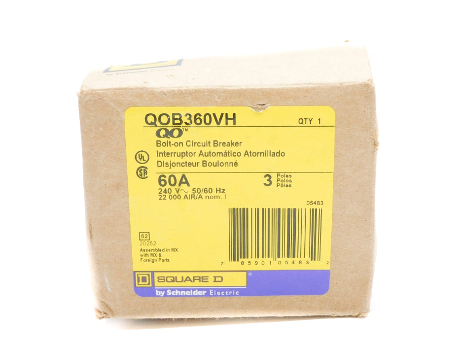 SQUARE D QOB360VH 60A 240V NSMP