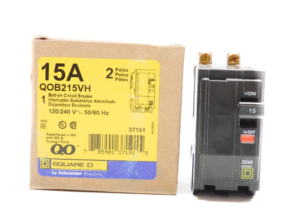 SQUARE D QOB215VH 15A 120/240V NSMP