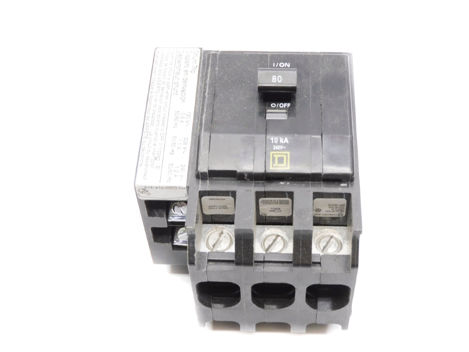 SQUARE D QOB3801021 80A 240V NSMP