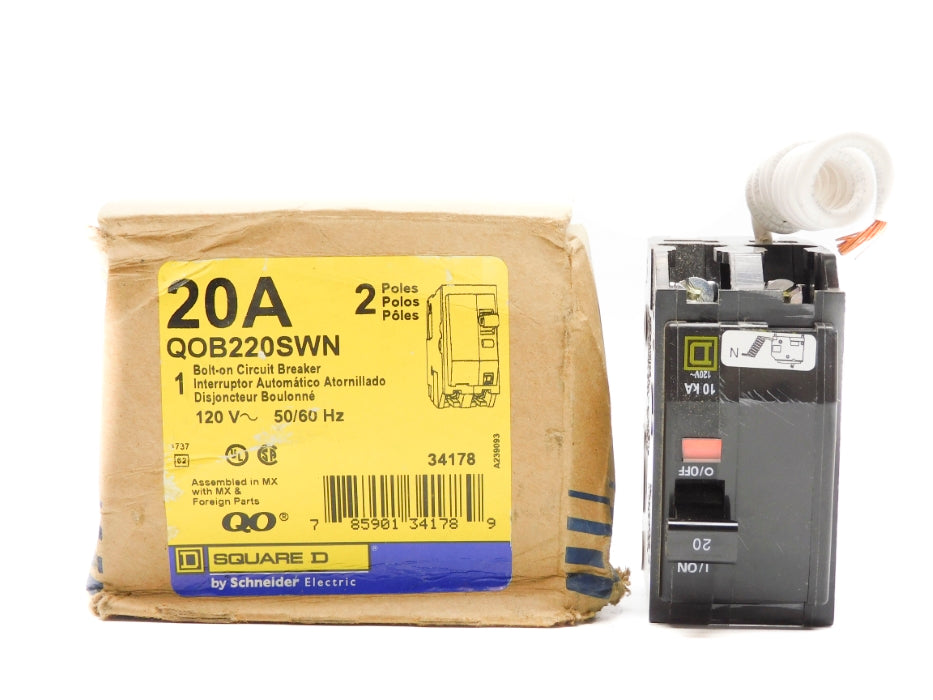SQUARE D QOB220SWN 20A 120V NSMP