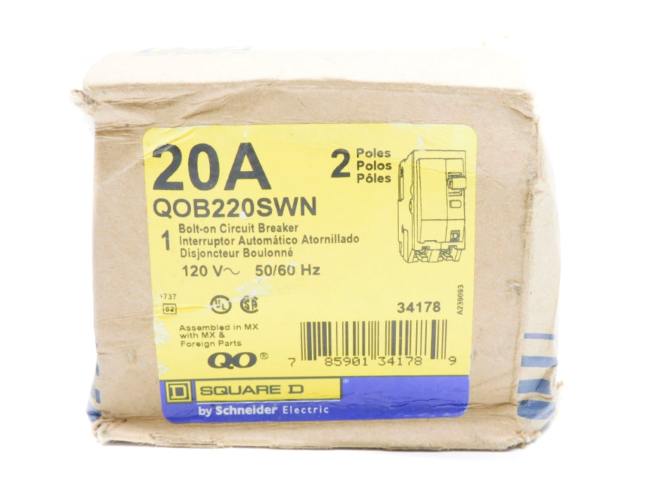 SQUARE D QOB220SWN 20A 120V NSMP