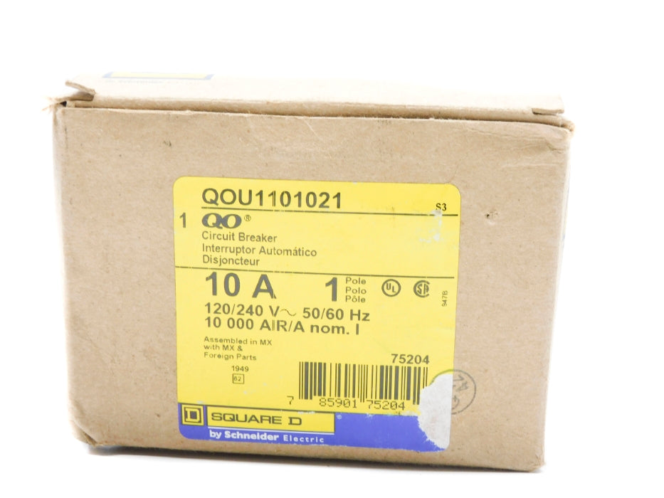 SQUARE D QOU1101021 10A 120/240V NSMP